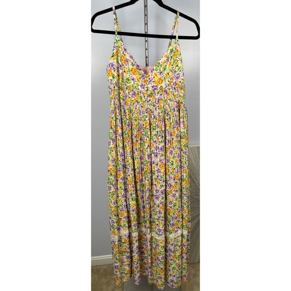 $395 NICHOLAS Susan Maxi Dress in Whistledown Floral Size 4 - Picture 4 of 9